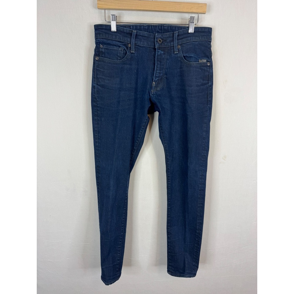 G-Star RAW Defend Super Slim Dark Wash Indigo Jeans 32x32